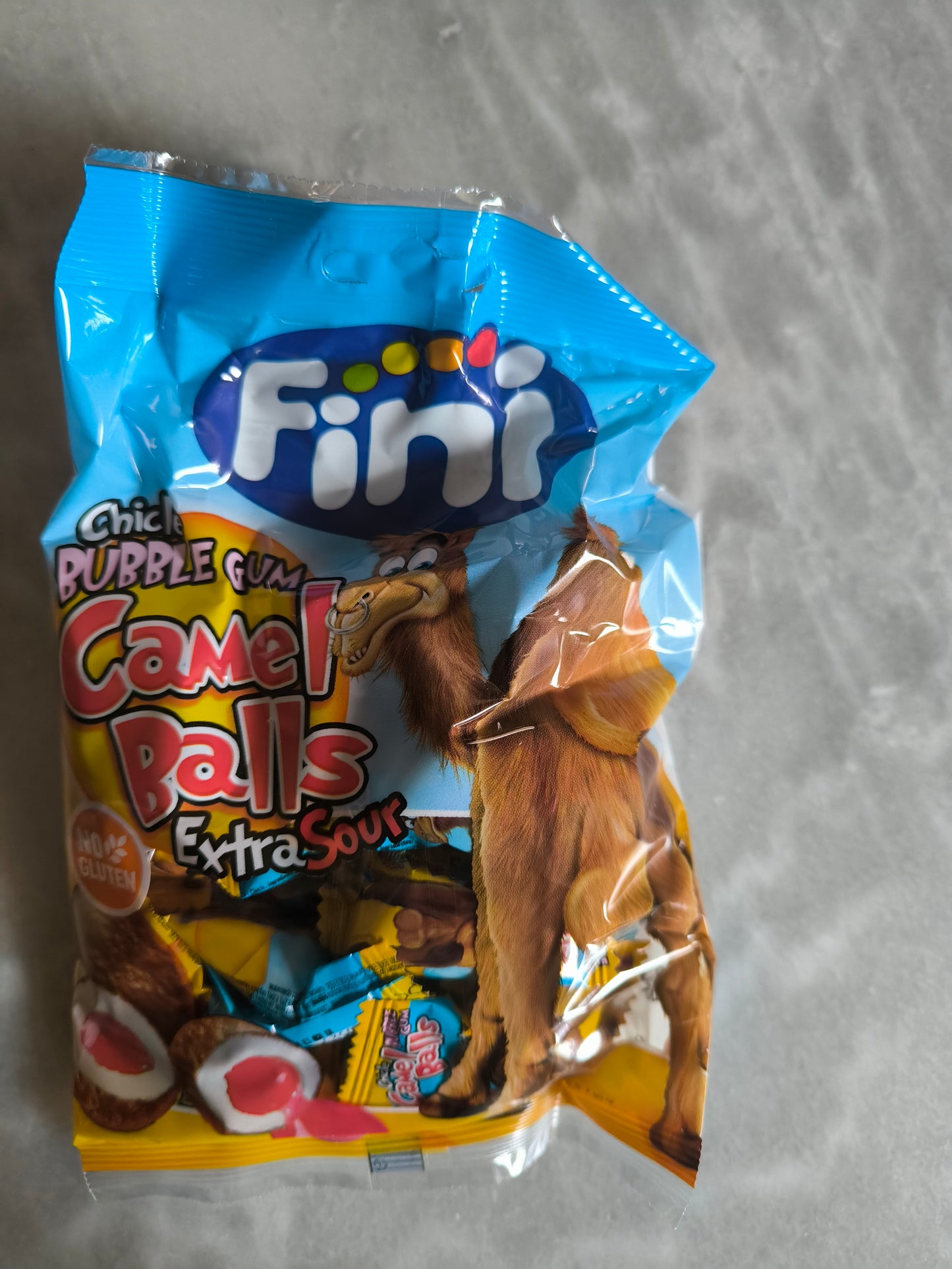 Lot de 5 paquets de sachets fini gum Camel balls promo