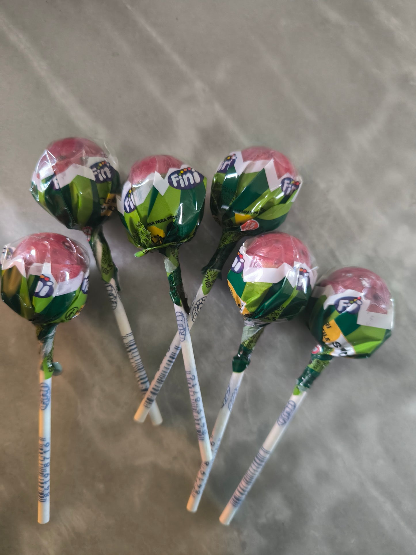 Lot de 6 sucettes pastèque