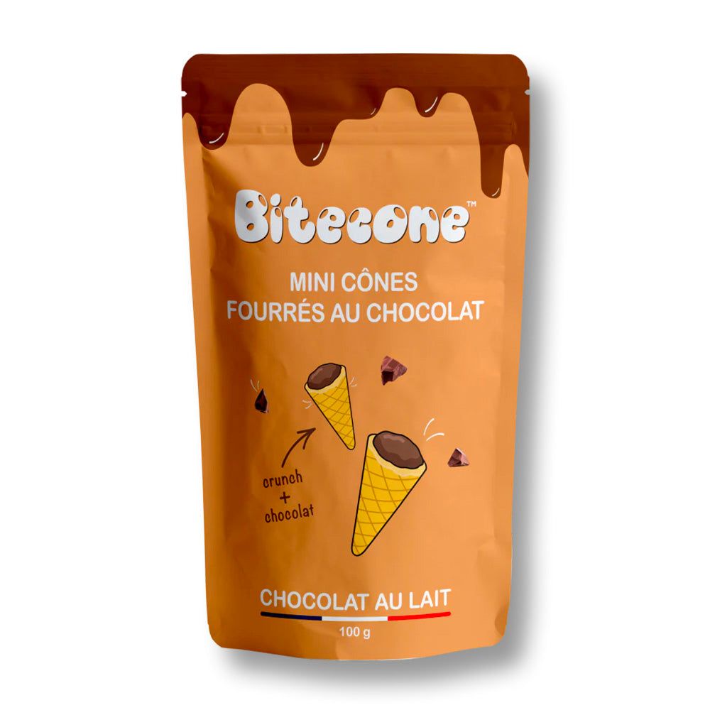 1 paquet de Mini cône chocolat au lait