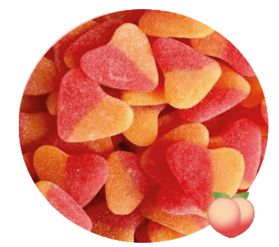 Coeur de pêche sucré