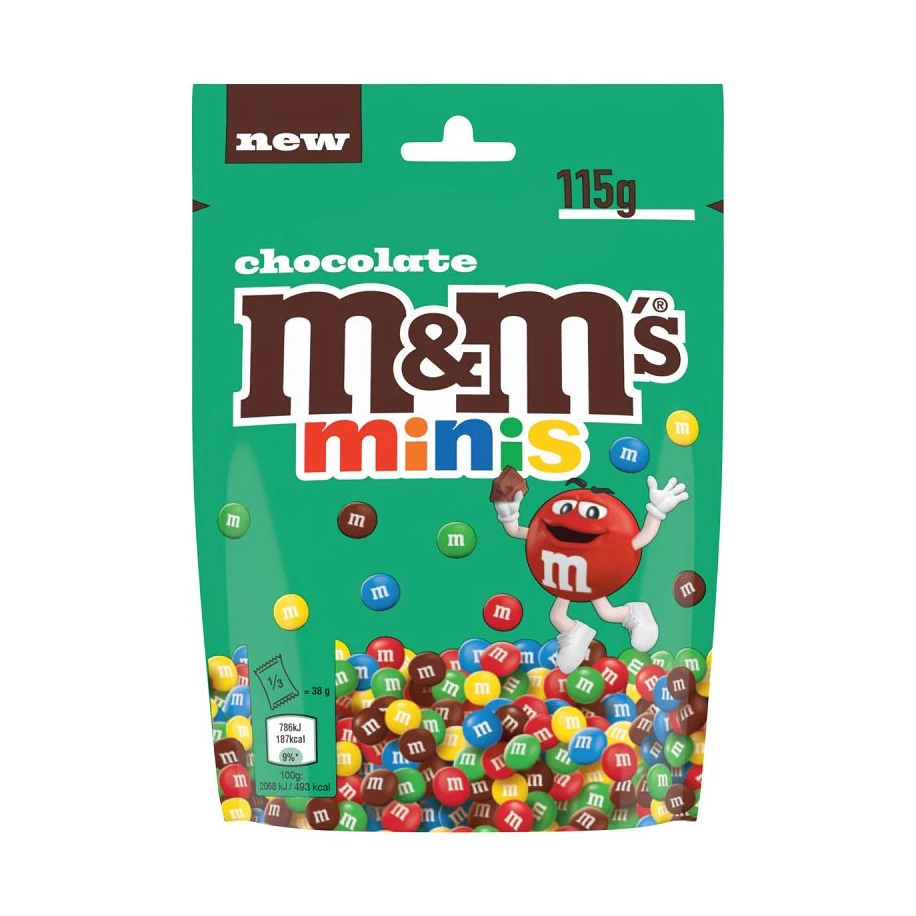 1 paquet de Mini M&m's