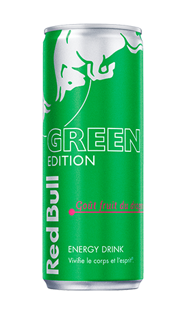 1 cannette red bull fruits du dragon