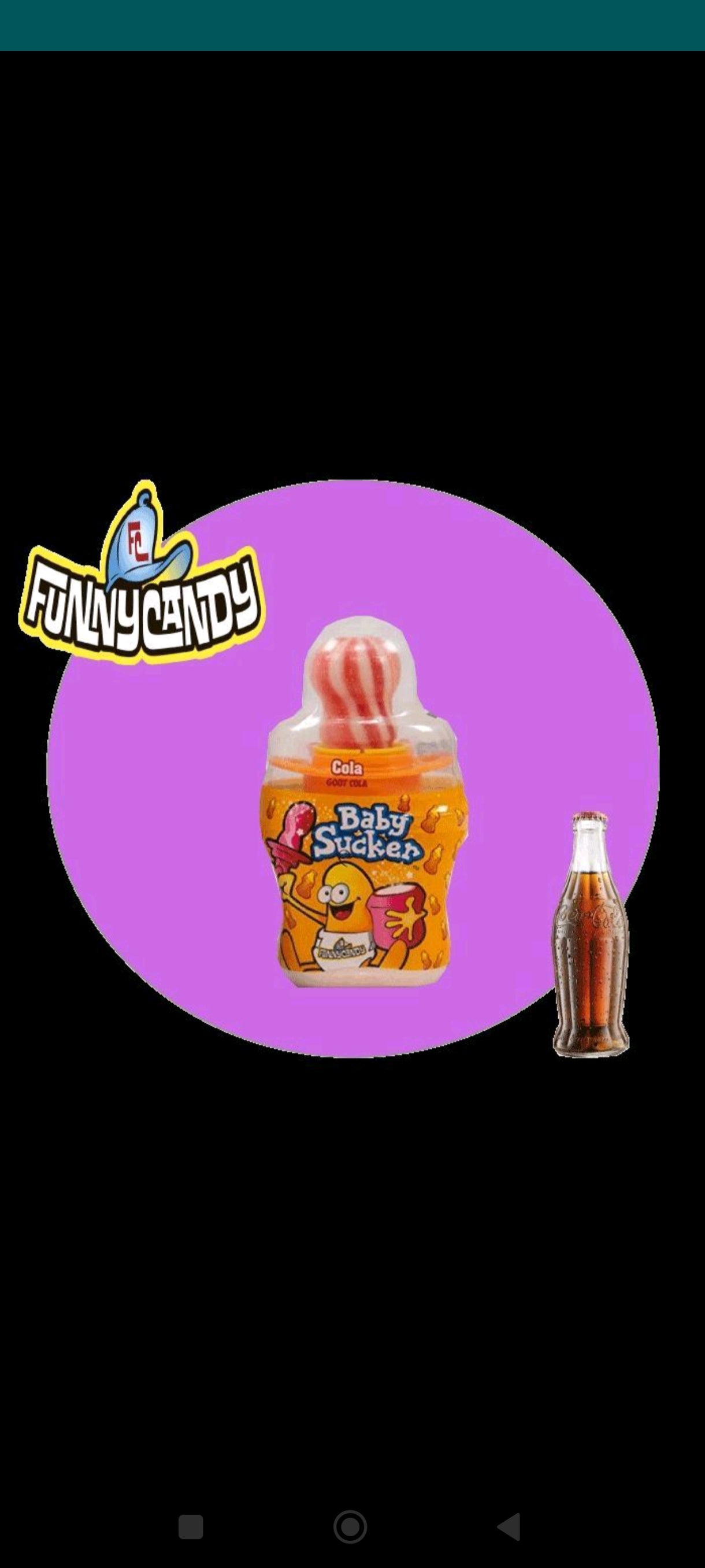 1 sucette tétine cola