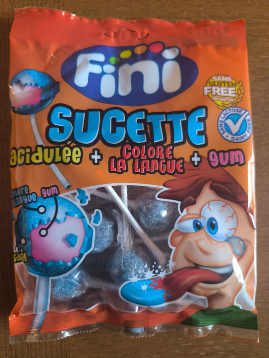 80g sachets fini sucette tâche langue