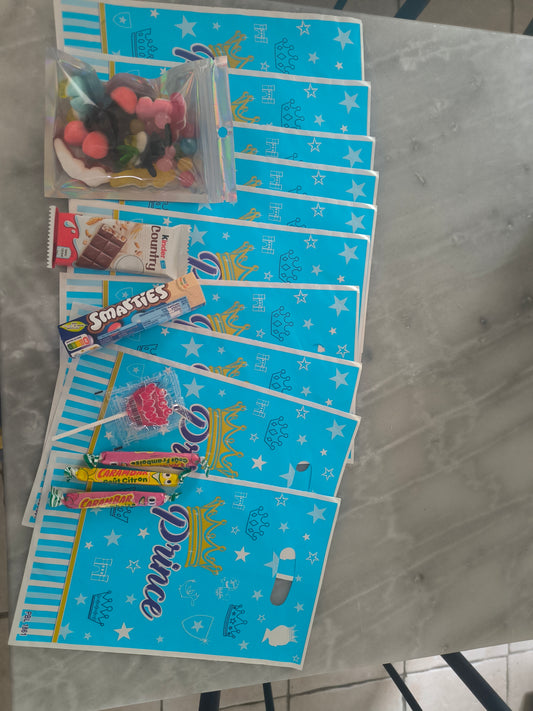 1 sachet d'anniversaire sur le thème Prince