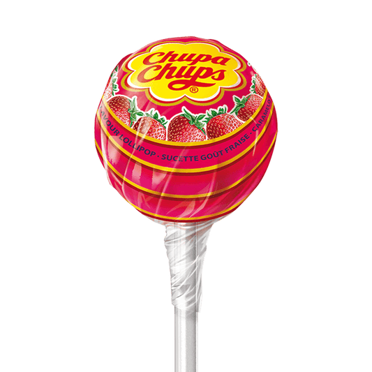 1 sucette chupa chup à la fraise