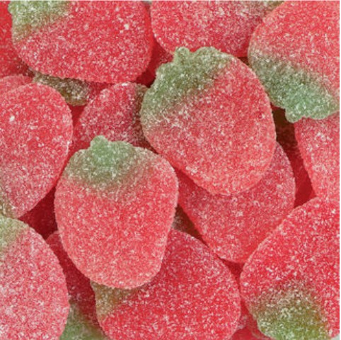 100g de fraises sucre