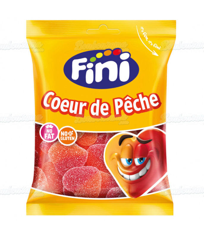 1 paquet de coeur à la pêche (90g)