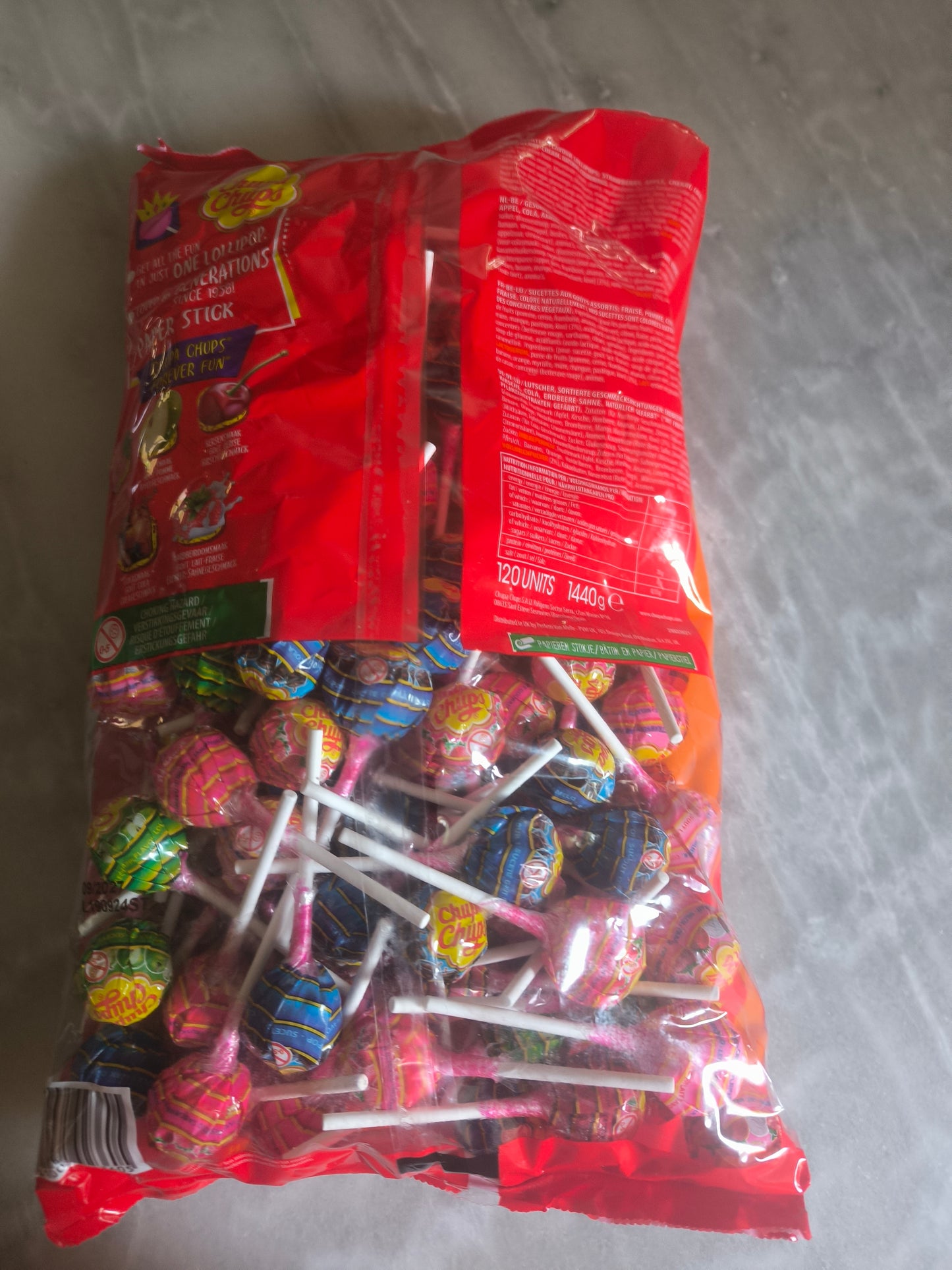 1 paquet de sucette chupa chup (120)