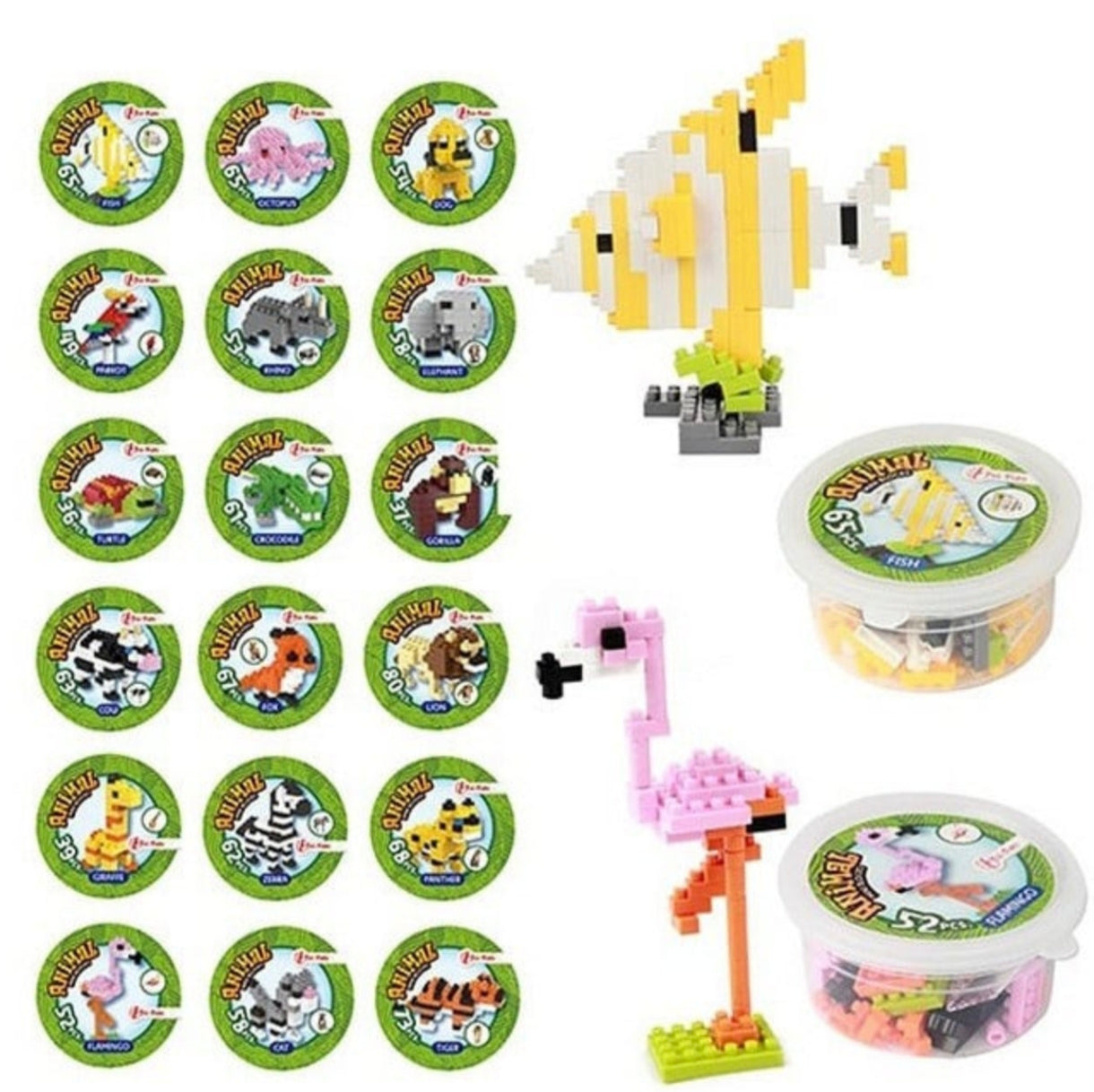 Bloc de construction animal mystère