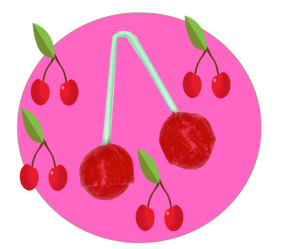 Sucette cerise