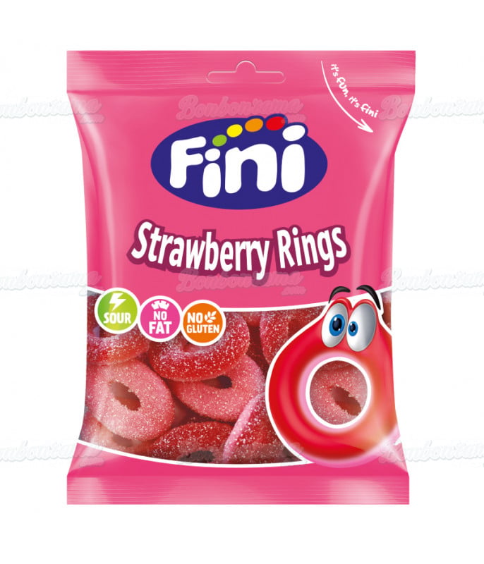 1 paquet de anneaux fraise (90g)