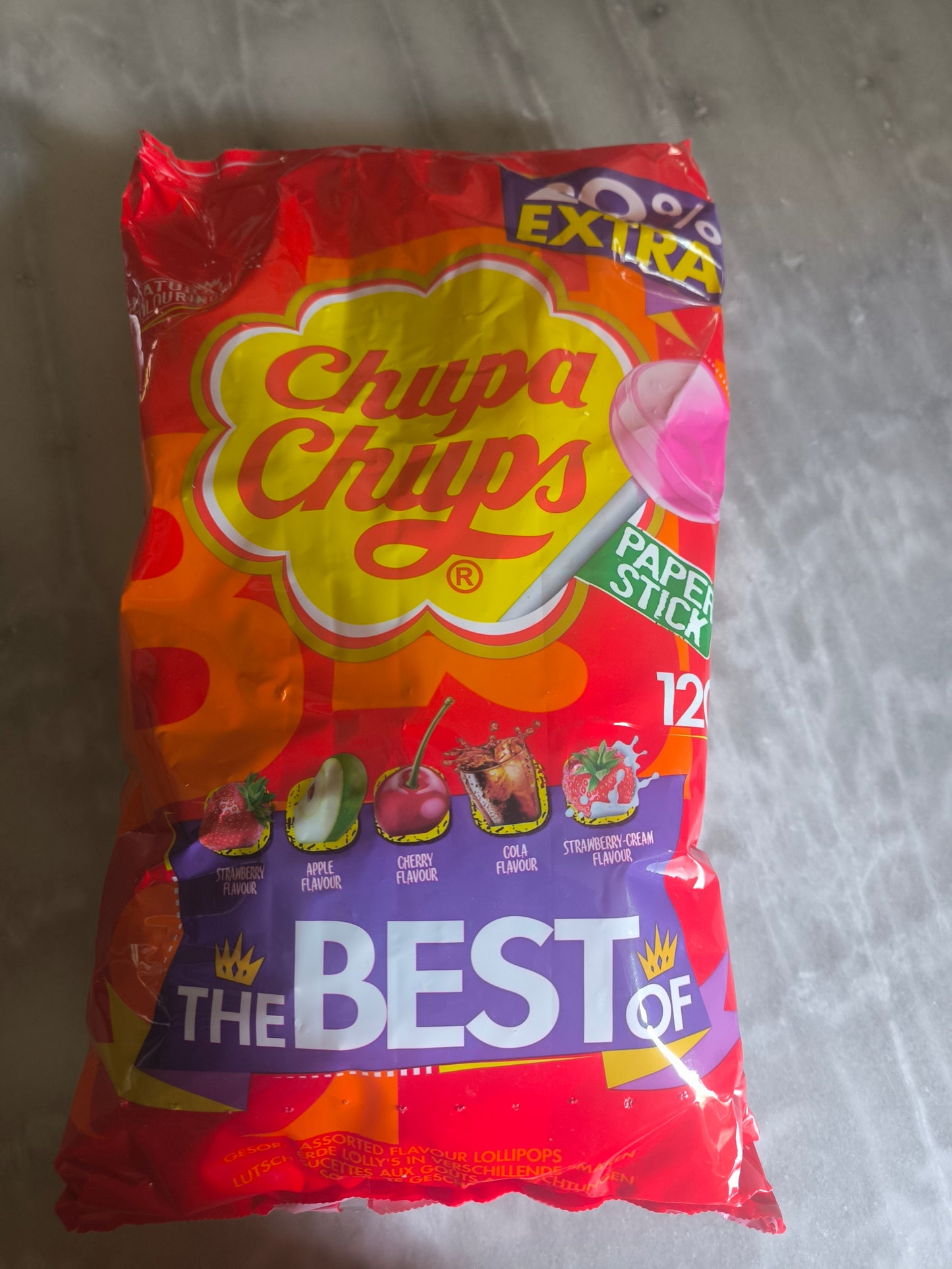 1 paquet de sucette chupa chup (120)